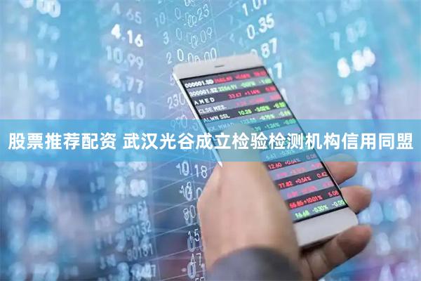 股票推荐配资 武汉光谷成立检验检测机构信用同盟